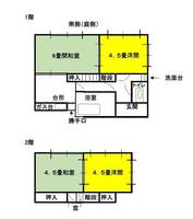阿部借家の間取り