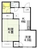 シティハウス安養寺の間取り