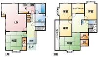 千葉県茂原市緑ケ丘4(一戸建)の賃貸物件の間取り