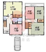 大阪府堺市中区深阪4(一戸建)の賃貸物件の間取り