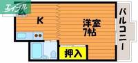 ホワイトメゾン学南IIの間取り