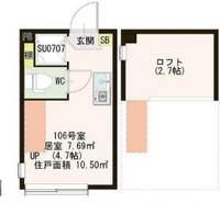 ハーモニーテラスハルカの間取り