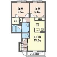 グランメールDの間取り