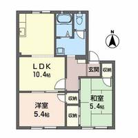 パレコスモスB棟の間取り