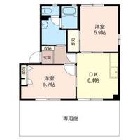 ビバリーヒルズ B棟の間取り