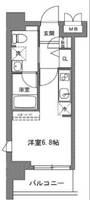 神奈川県川崎市川崎区大師駅前1(マンション)の賃貸物件の間取り