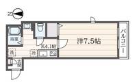 神奈川県横浜市港北区富士塚2(マンション)の賃貸物件の間取り