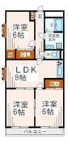東京都八王子市大塚(マンション)の賃貸物件の間取り