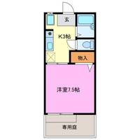 静岡県浜松市中央区豊岡町(アパート)の賃貸物件の間取り