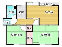 愛媛県松山市西石井5(一戸建)の賃貸物件の間取り