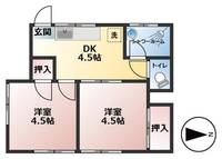第3カツミ荘の間取り