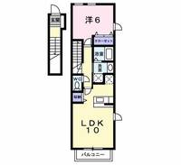 Sone ApartmentBの間取り