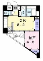 大阪府大阪市城東区蒲生2の賃貸マンションの間取り