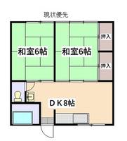 コーポもりの間取り