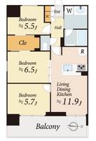 ラグゼナ八王子寺町の間取り