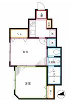 東京都新宿区上落合3(アパート)の賃貸物件の間取り