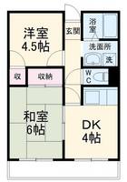 富田マンションの間取り