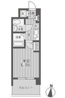 東京都墨田区亀沢1(マンション)の賃貸物件の間取り