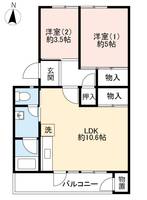 UR花山東の間取り