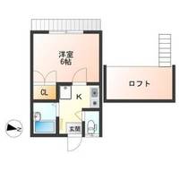 栃木県宇都宮市西川田南1(アパート)の賃貸物件の間取り