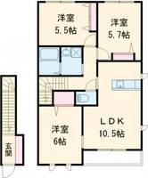 物件の間取り画像