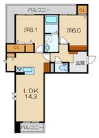 物件の間取り画像