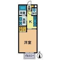 サウスウインド妻田の間取り