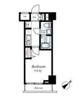 神奈川県川崎市川崎区榎町(マンション)の賃貸物件の間取り