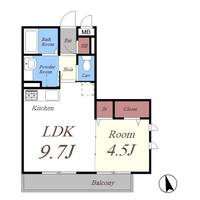 埼玉県草加市花栗4(アパート)の賃貸物件の間取り
