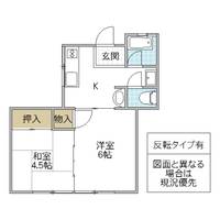 セキネコーポ A棟の間取り