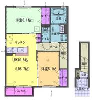コルトーナHの間取り