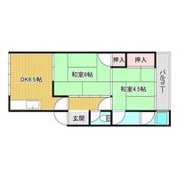 奈良県桜井市大字桜井(マンション)の賃貸物件の間取り