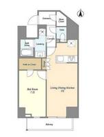 東京都荒川区南千住2(マンション)の賃貸物件の間取り