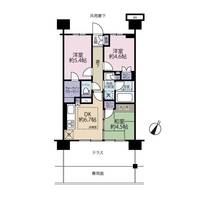 ミハマシティ検見川浜の間取り
