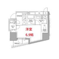 東京都品川区南大井4(マンション)の賃貸物件の間取り