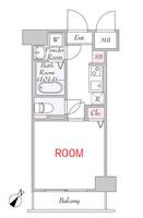 神奈川県横浜市西区中央1(マンション)の賃貸物件の間取り