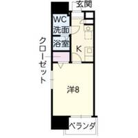 愛知県名古屋市中区新栄2(マンション)の賃貸物件の間取り