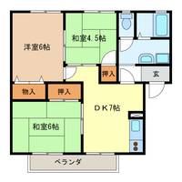アビタシオン シードIの間取り