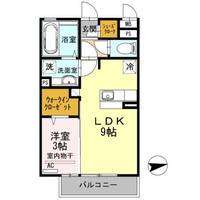 福島県いわき市平字旧城跡(アパート)の賃貸物件の間取り