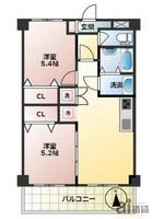 東京都西東京市田無町7(マンション)の賃貸物件の間取り