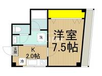 東京都立川市羽衣町3(マンション)の賃貸物件の間取り