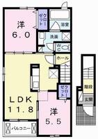 エバー グリーンIIの間取り