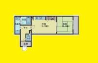 震雲マンションの間取り