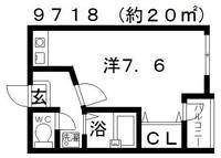 大阪府羽曳野市碓井3(マンション)の賃貸物件の間取り