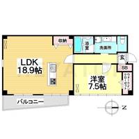 愛知県名古屋市熱田区新尾頭3(マンション)の賃貸物件の間取り
