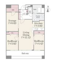 物件の間取り画像