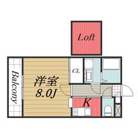 千葉県千葉市中央区弁天4(マンション)の賃貸物件の間取り