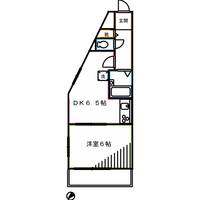 東京都三鷹市下連雀2(マンション)の賃貸物件の間取り
