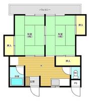 コーポフラワーの間取り