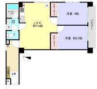 セザール御殿山の間取り